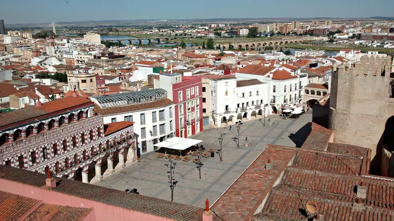 Vista de Badajoz para el directorio de Empresas de alquiler de maquinaria