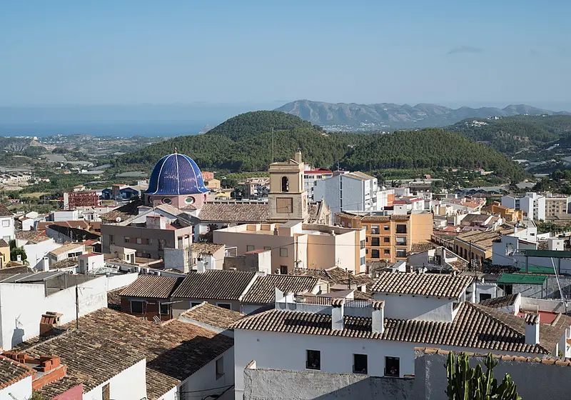 Vista de Callosa d'En Sarrià para el directorio de Empresas de alquiler de maquinaria