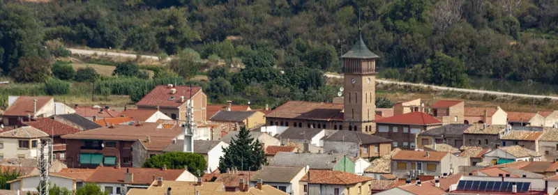 Vista de El Burgo de Ebro para el directorio de Empresas de alquiler de maquinaria
