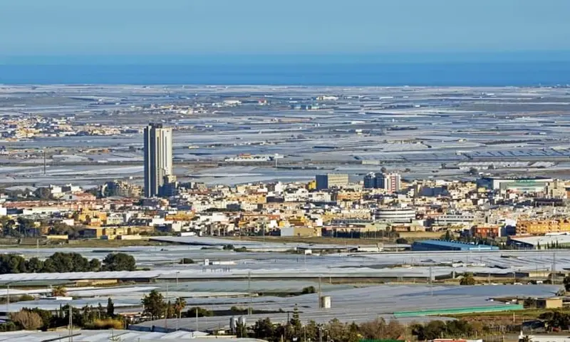 Vista de El Ejido para el directorio de Empresas de alquiler de maquinaria